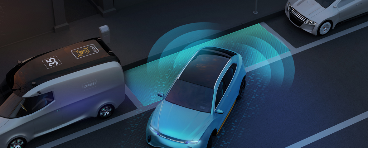 Samsung Advanced Institute of Technology Car-connected technology demonstration screen image